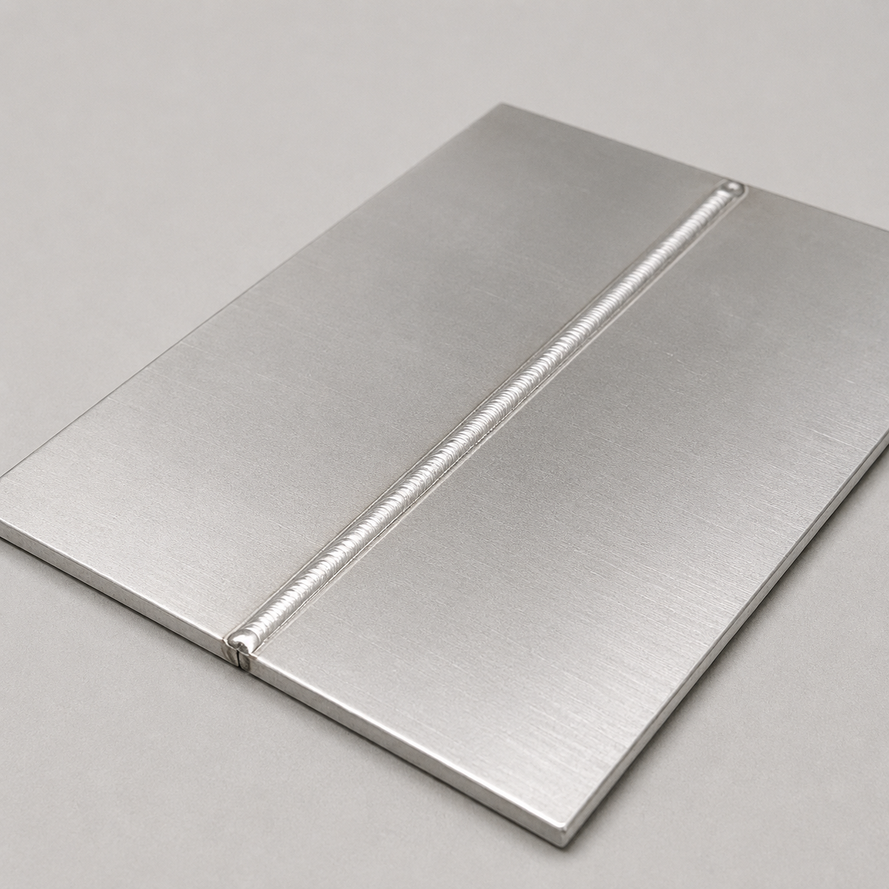 Aluminum 2 mm butt-joint welding sample