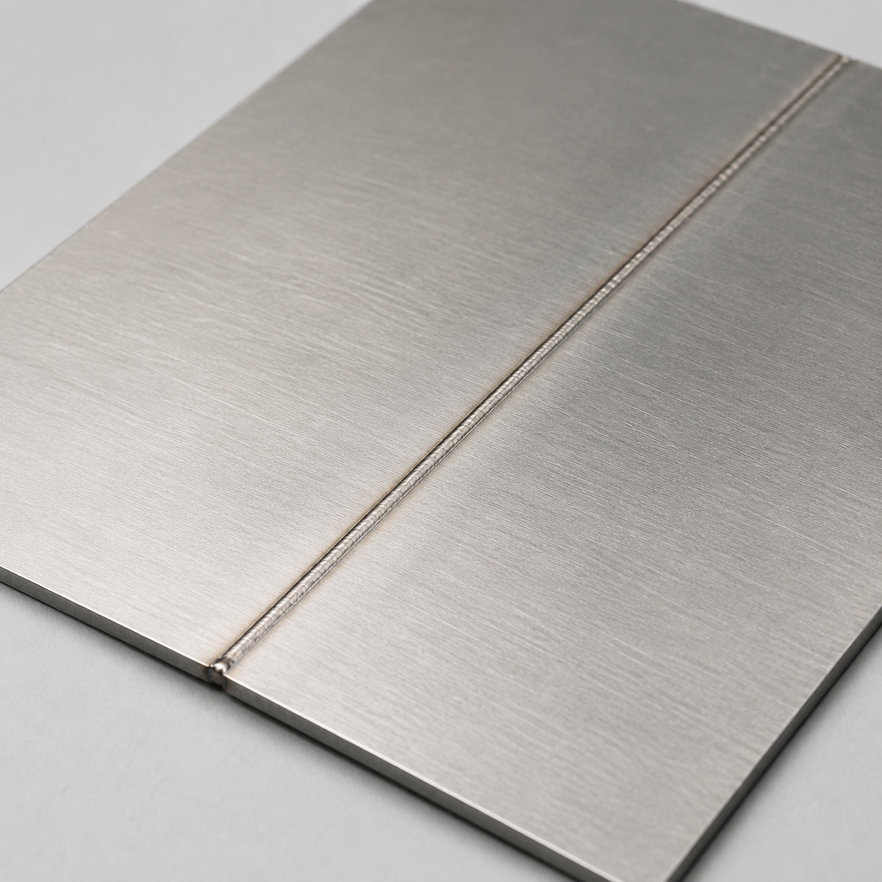 Stainless steel 1 mm butt-joint welding sample